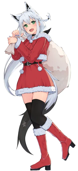 #絵フブキ #白上フブキ キャラクター全身も上げておきます。等身が高く見えるかもしれませんが、下から見上げる形なので少し顔を小さめに意識しています。 