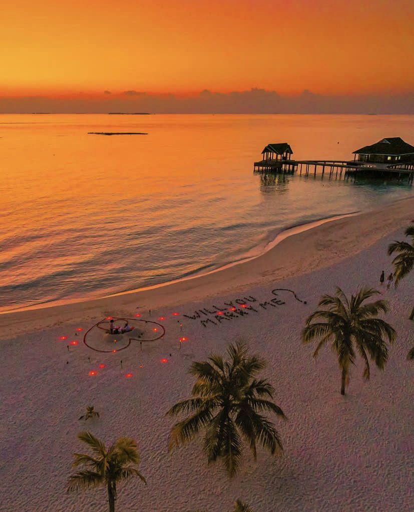 Sunset in Maldives