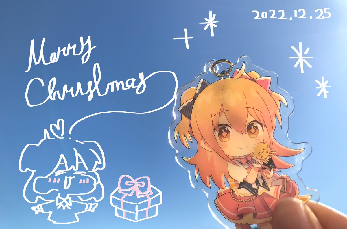 「Pちゃんメリークリスマス〜!!!今年もP丸様。とクリスマスを過ごせてとっても幸せ」|にらわか🐣🍳。のイラスト