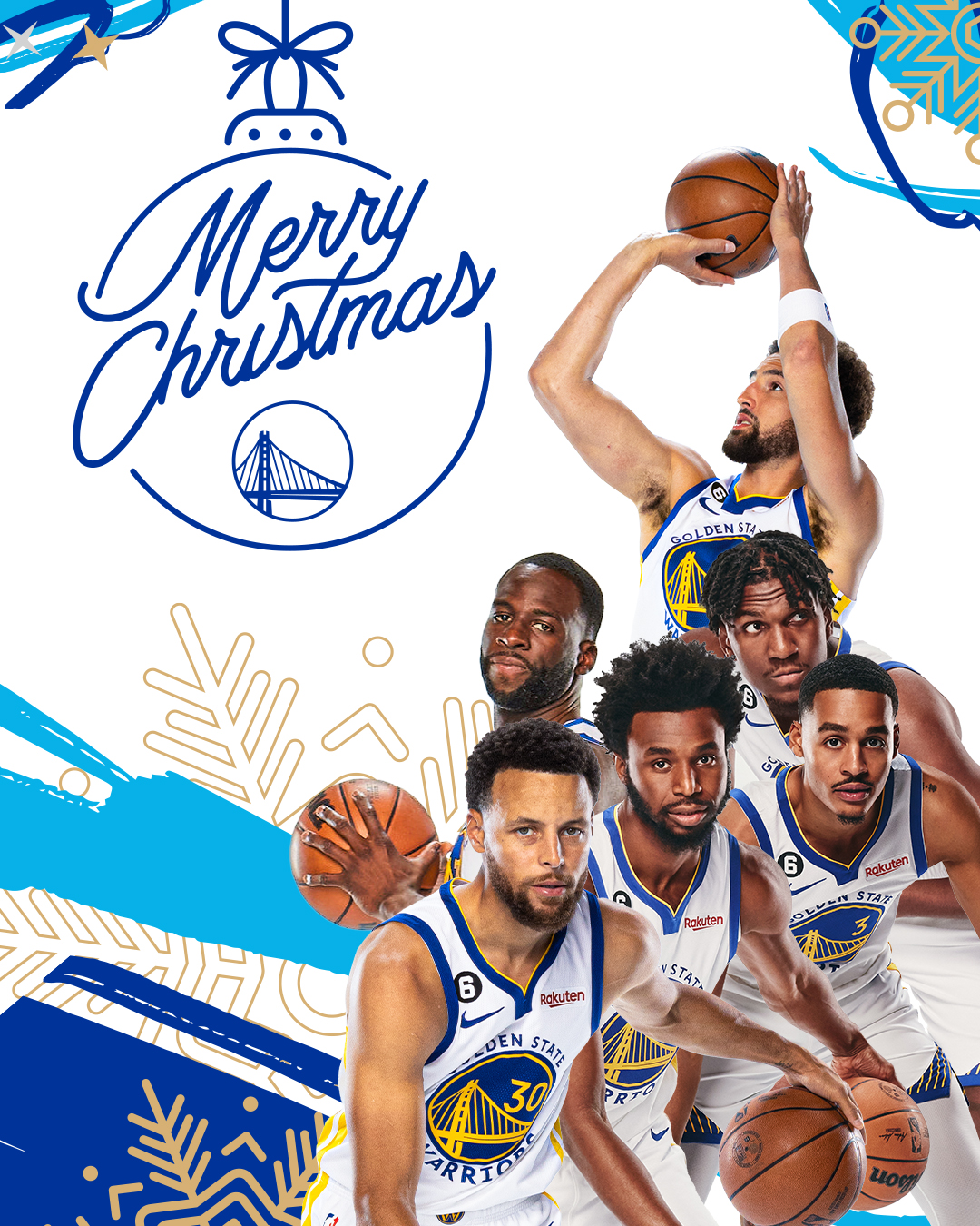 Golden State Warriors on Twitter "Merry Christmas to you and yours, 