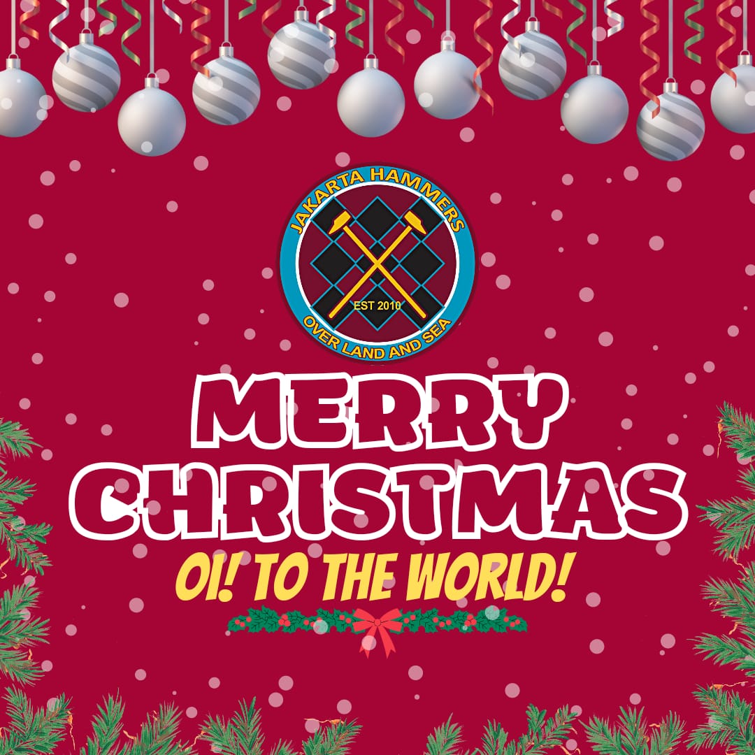 selamat natal buat hammers di seluruh dunia