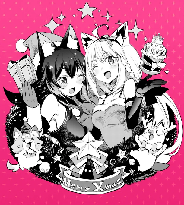 今年のファイナルラスト配信で描いたフブミオです今年もありがとう・・!来年もよろしく!!!#絵フブキ #みおーん絵 