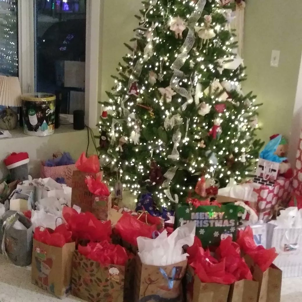 brown_down's tweet photo. #ChristmasIsForGiving Looks like a lot of giving. #christmaseve We have our daughter up from Banff and her family with us. Unfortunately our other daughter isn't here. We would like to wish you all a very Merry and Holy Christmas https://t.co/tesz2TVKJl