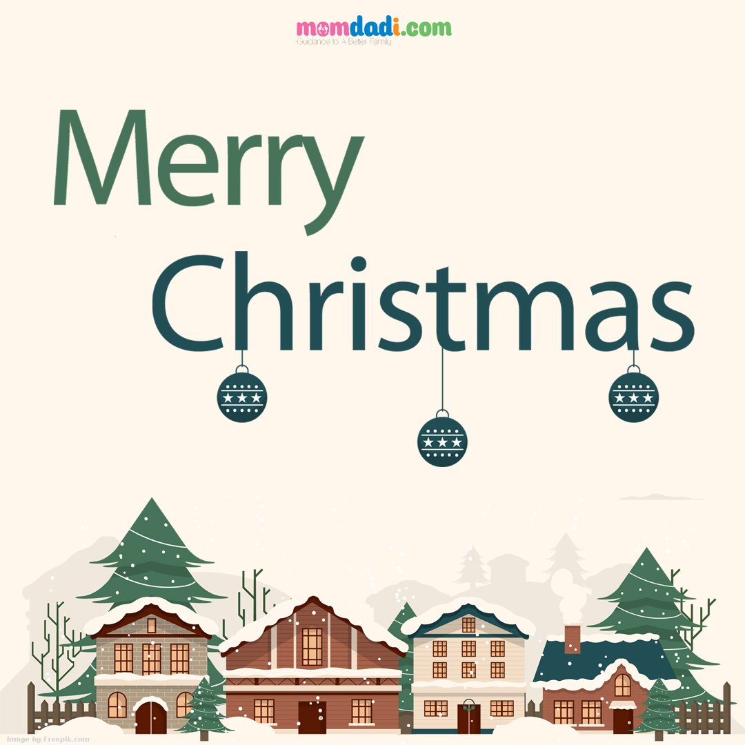 Selamat Natal bagi Moms &amp; Dads yang merayakan! Semoga kedamaian, keselamatan, dan keberkahan, senantiasa mengiringi langkah kita semua.