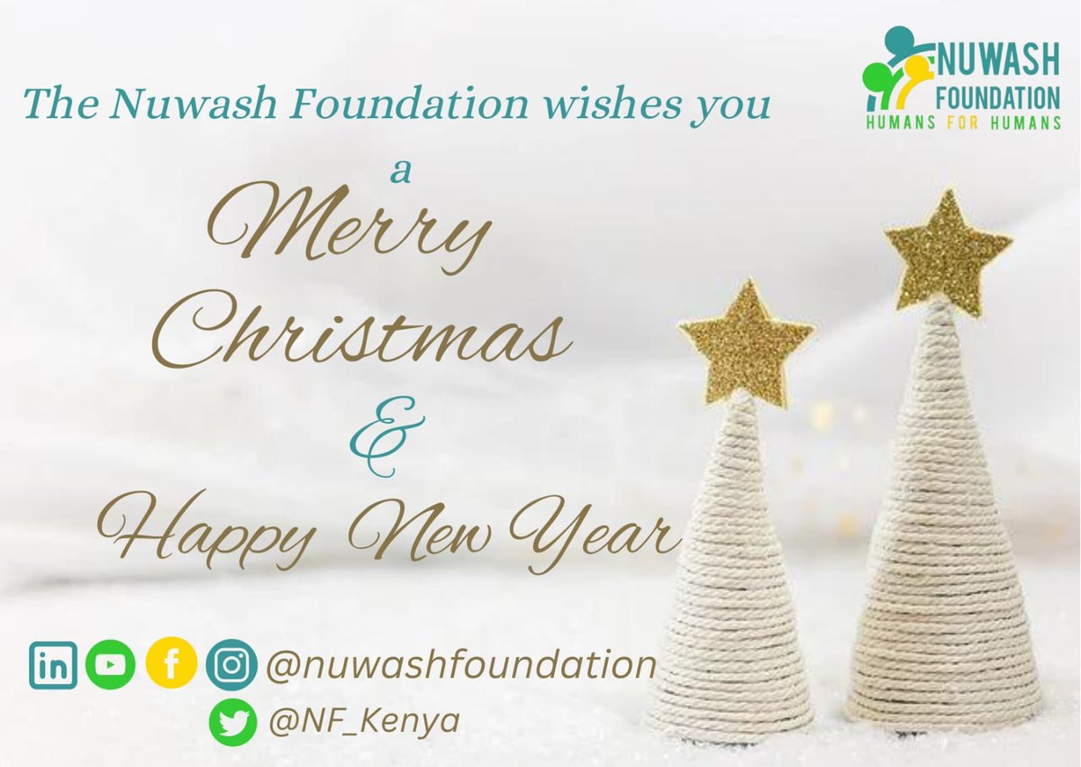 NF_Kenya's tweet photo. 2022 has been that year for all of us; challenging, trying, achieving and conquering milestones a lot more, but we can all agree that we have learned major lessons.
 As we step into the festivities, be joyful and spread the joy. 
Happy Holidays Nuwash Family❤️.
#MerryChristmas https://t.co/uYnz4kKq0L
