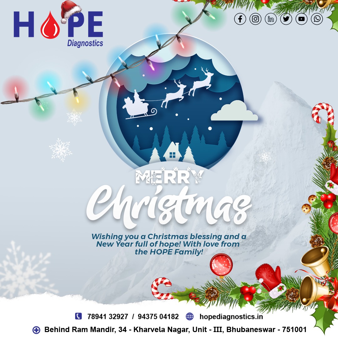 HopeDiagnostics's tweet photo. Wishing you a Christmas blessing and a New Year Full of hope! with Love from the HOPE Family.

#MerryChristmas #hopediagnostics #diagnostics #bhubaneswarbestdiagnostics #microbiology #biology #science #biotechnology #biochemistry #medicine #microbiologist #medical #laboratory https://t.co/fW29UlpCpj