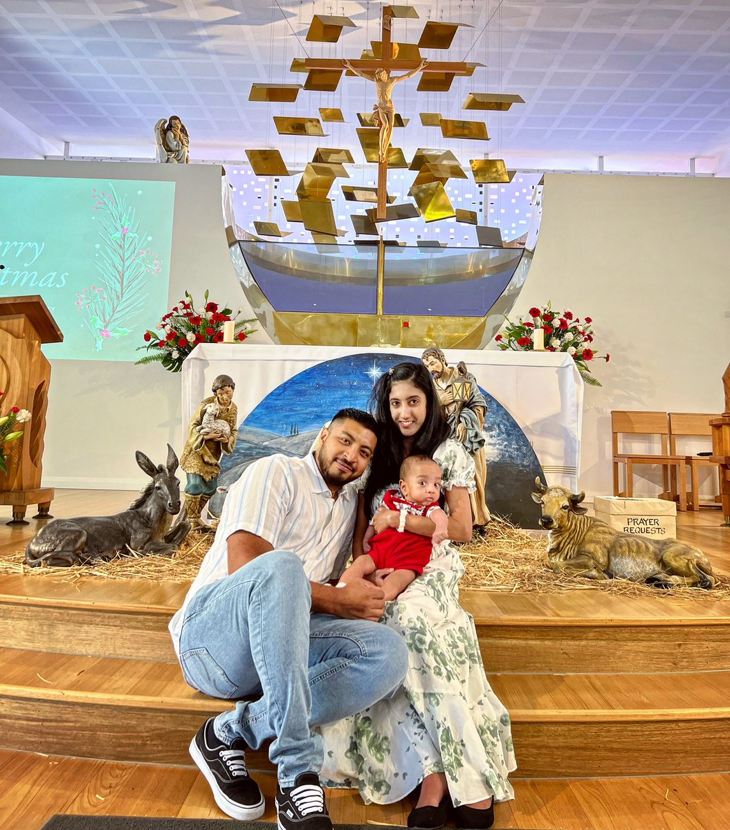 Merry Christmas from our family to yours! 🎄✨ 

Sihina’s first Christmas 🥰 

 “Before I formed you in the womb I knew you, before you were born I set you apart; I appointed you as a prophet to the nations.”

~ Jeremiah 1:5 ~