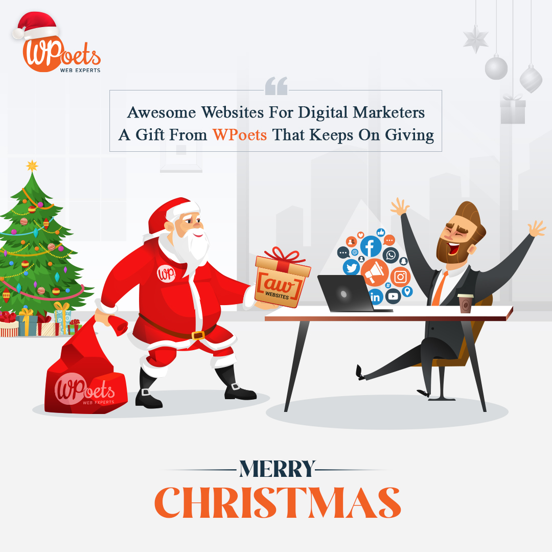 wpoets's tweet photo. Ho Ho Ho! #Santa here is a #webexpert | He's here with #AwesomeWebsites which are lightning fast and magically managed by the elves at #WPoets
.
.
.
.
.
#christmas #merrychristmas #websites #wordpress #santaclaus #merrychristmas2022 https://t.co/bGkXQoaRtc