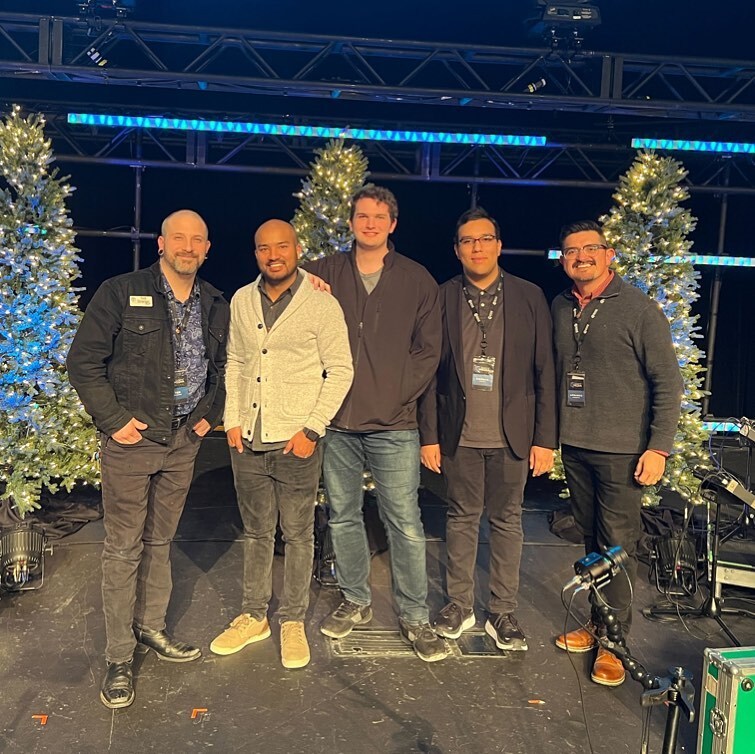 teddyballgamebb's tweet photo. North Campus Christmas Eve Media Team!! The Best!!!! https://t.co/iR1NQ6OBVe