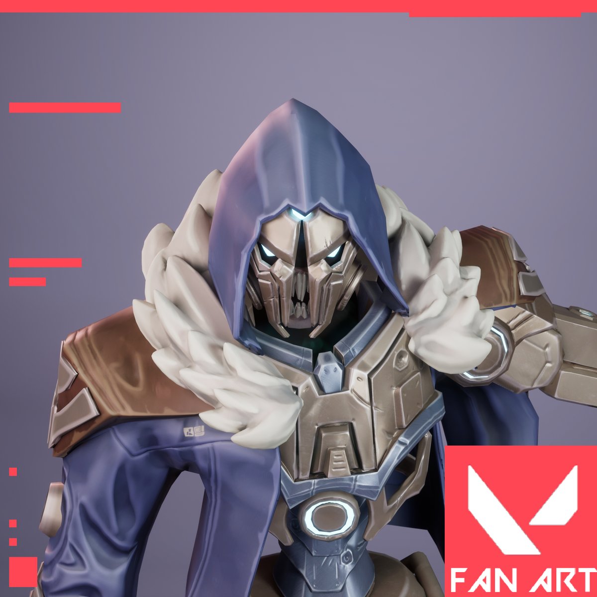 HuaiEXE's tweet photo. VALORANT 3D Fan Art - Gauss 

Check out the artist and his original 2D concept art!
@kyrin21 
https://t.co/7yrlCvpyrZ

Merry Christmas!
#3dmodeling #3dart #ValorantArt #VALORANT #conceptart https://t.co/JSdDRsYWCq
