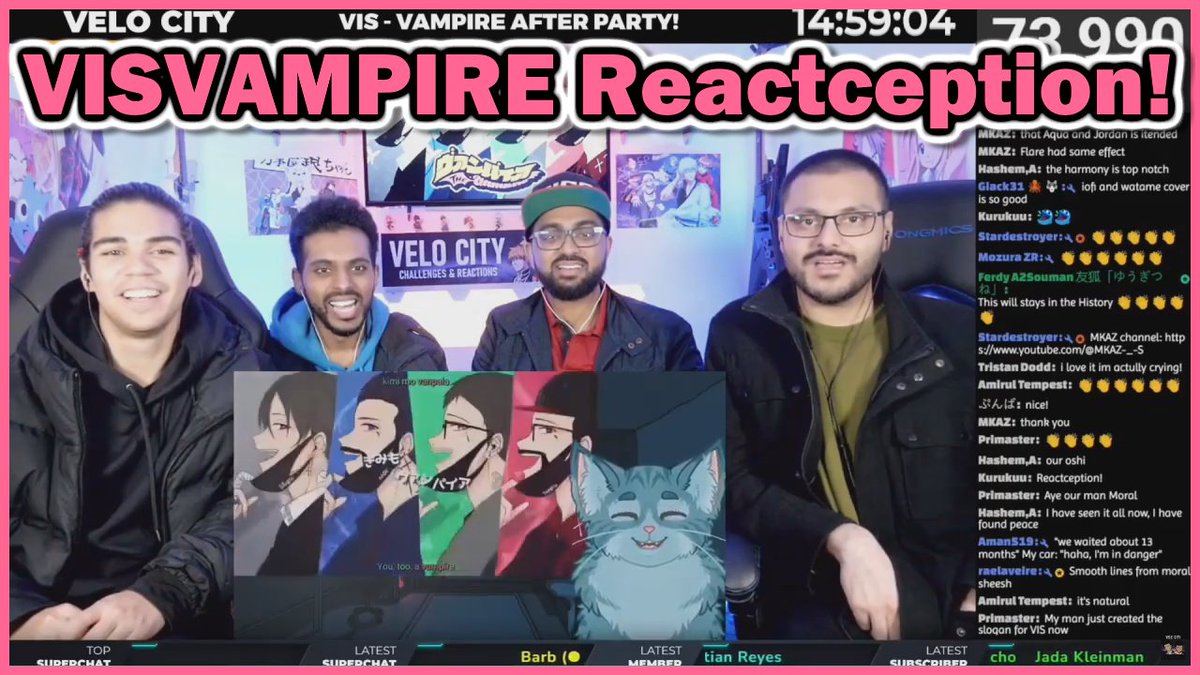 MoralTruthy's tweet photo. It was a pleasure to see Velo City, Izaya's Hub, and Silver Status react to my reaction to their group Vampire cover! I'm glad they enjoyed hearing my thoughts on it; they are huge inspirations for me to react to VTubers, too! Keep up the great work!
Clip below! ⬇️
#VISVAMPIRE https://t.co/31xXIh4PgQ