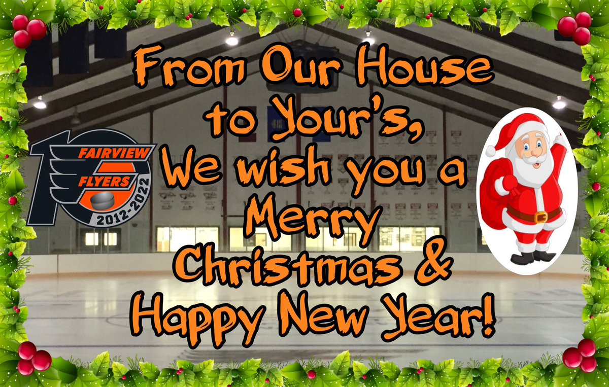 Wishing All our Sponsors, Fans, Volunteers &amp; Players along with their Families a Very Merry Christmas &amp; Happy New Year! See you all in 2023!