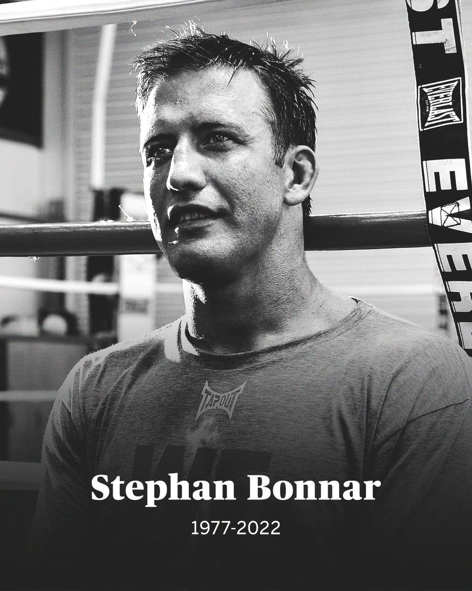 espnmma's tweet photo. Stephan Bonnar, who helped launch the UFC into the mainstream, died at age 45, the UFC announced Saturday.

More: https://t.co/0lLq21MTI6 https://t.co/wgCfvxluFb