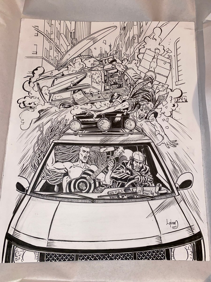 BlueShackComics's tweet photo. Opened my 1st and greatest Xmas arrival ever. A new cover for issue #2 by David Lapham.
Love it
#Vampwyre
#Boone
#Surf Dads
#Blueshack
#Lapham
#hashtagisalsonumbersymbol https://t.co/Gfq7phn3R5