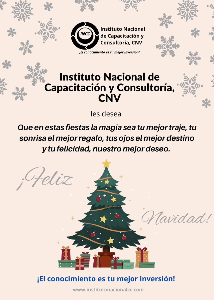 institutoncc's tweet photo. #FelizNochebuena #FelizNavidad2022 🎄🎉👩🏻‍💻👨🏻‍💻 https://t.co/35VTCvZfzH