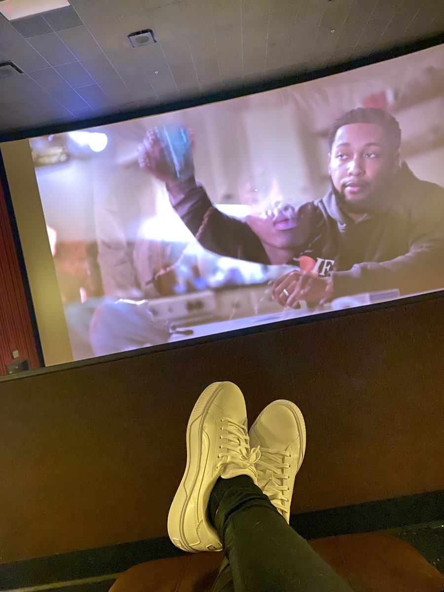 Finally, I can see more than half of a movie screen.

Some of these walls are way too tall!