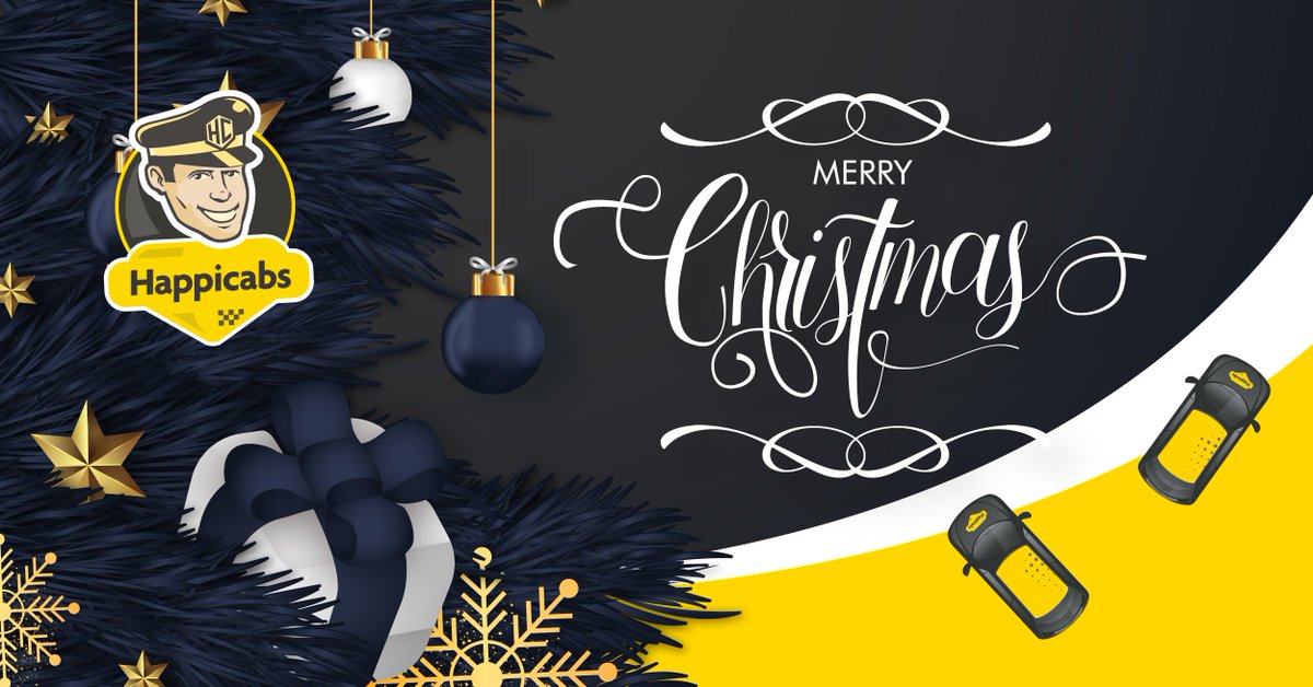 The Happicabs Team wishes you Merry Christmas &amp; Happy Holidays. We hope you have a wonderful &amp; safe festive season!

<a href="/Happicabs/">Happicabs</a> available to you 24/7, 365 days a year including Christmas Day! 

Book your Christmas ride
App  happicabs.com/apps 
Online happicabs.com