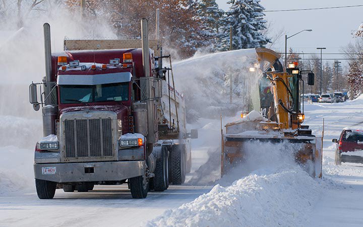 There’s a city in my service area that plows toward the center of the street rather than continually filling in driveways and sidewalk ramps with every pass and I guess I don’t understand why more cities don’t do this. Natural traffic calming and easy straight-time cleanup too.