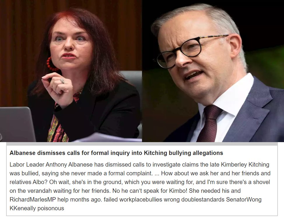 CoaltrainHunter's tweet photo. .
A big shout-out to Anthony Albanese from the Kitching clan. There's a place at their family Christmas table that's empty. You and Richard Marles walked away from your colleague when she needed you the most.
Merry Christmas @albomp and @RichardMarlesMP
#kitching #MeanGirls https://t.co/hA5FWqXtk9