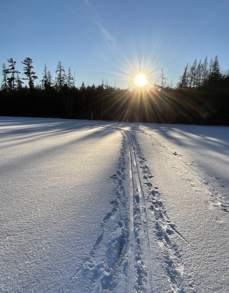 From last year, skiing on the lake #flakphotowinter