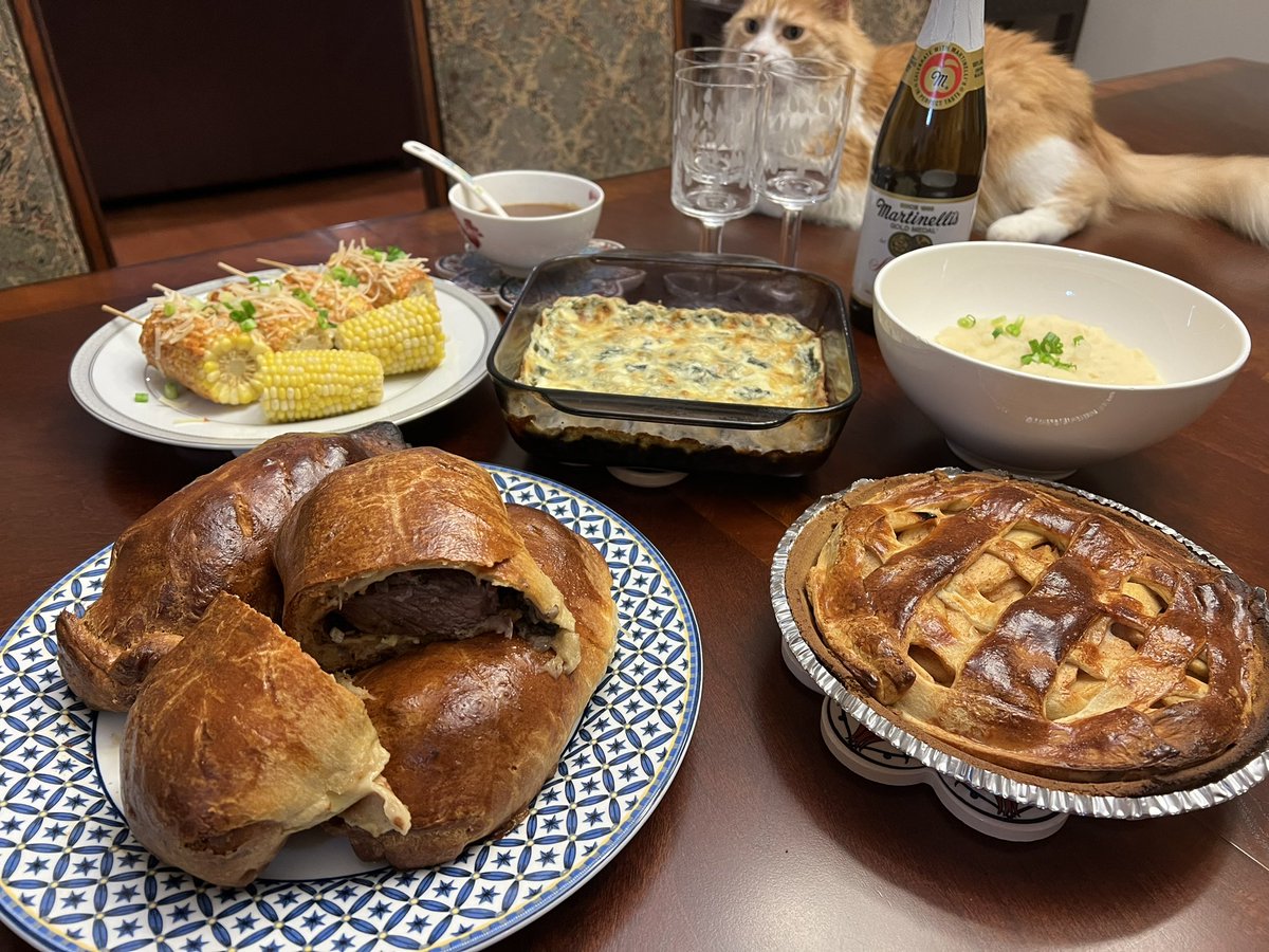 Homemade Christmas dinner made by yours truly :D

(yes, inspired by the latest joshua weissman video, lol!)