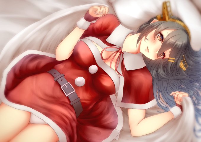 今年もクリぼっちだった人へ榛名サンタから何かプレゼントがあるそうです('ω')

#艦これ #榛名 