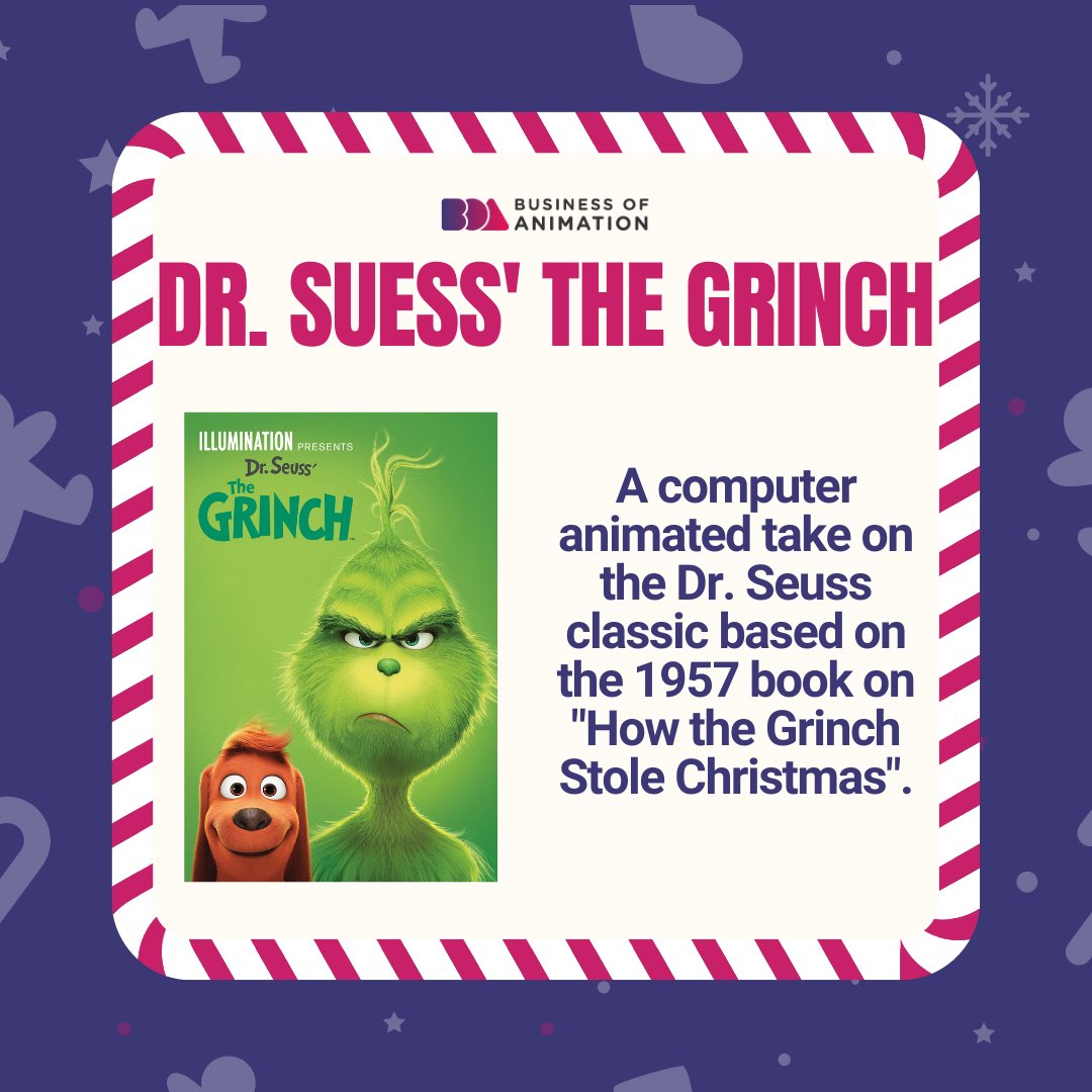 animationbiz's tweet image. 5. Dr. Seuss' The Grinch

#AnimatorsWorkshop #AnimatorsMasterclass #AnimationBusinessTraining