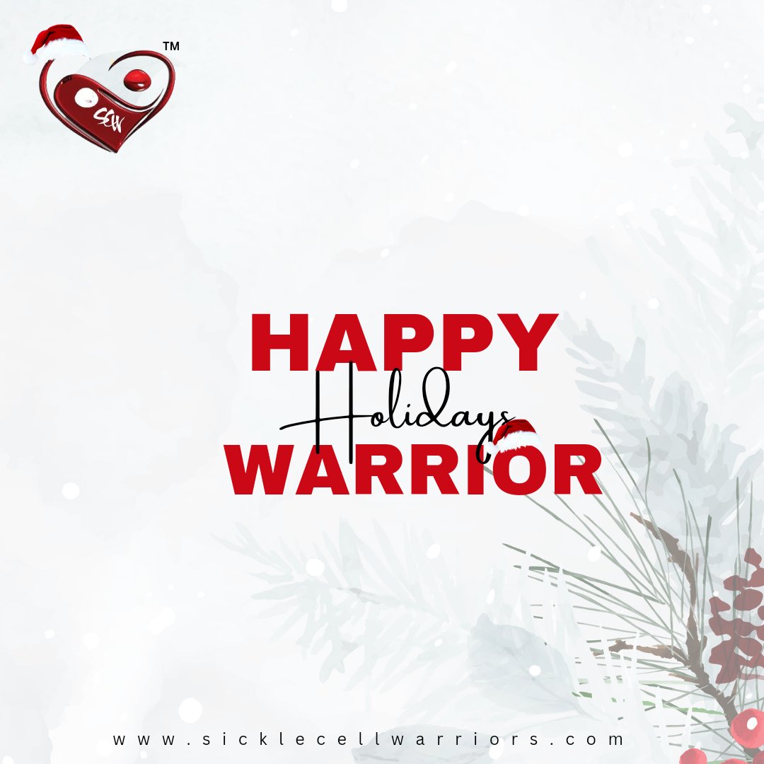 Happy Holidays Warrior
#sicklecellanemia #SICKLECELL #sicklestrong #sicklecellwarrior #sicklecellfighter #sicklecellanemia #chrsitmas #holiday