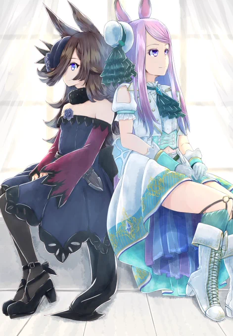 おはマクライ今日は有馬記念だあああ( ᷇࿀ ᷆ و(و "#ウマ娘 #ライスシャワー#メジロマックイーン 