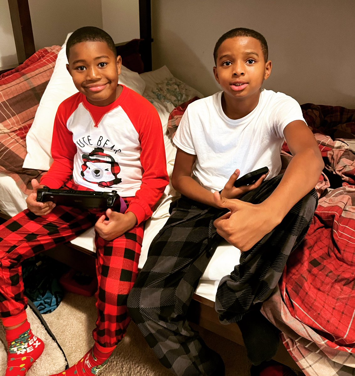 CallMeMrRay's tweet photo. My oldest two nephews Talif (11) and Deuce (9) #UncleRayRay 🎁🎄☃️ https://t.co/cGuclAIKwT