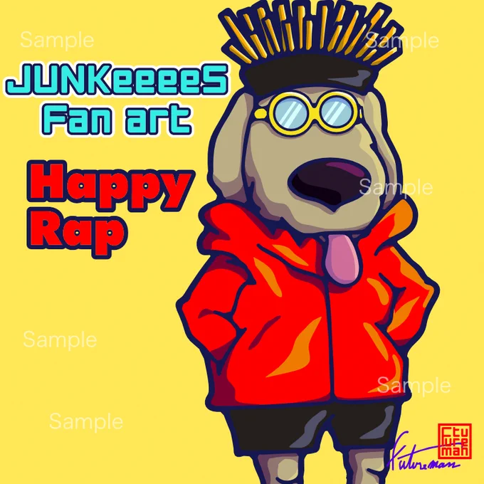 JUNKeeeeSファンアート 第2弾!!今回はPOTATO HEADで～～～す!!Discord毎日チェックしてま～～～す!!Rapも上機嫌!!↓Check HEXA↓⇒ĭÖĭ   ĭÖĭ   ĭÖĭ   ĭÖĭ   ĭÖĭ   ĭÖĭ   ĭÖĭ   ĭÖĭ   ĭÖĭ   ĭÖĭ #HEXANFT   