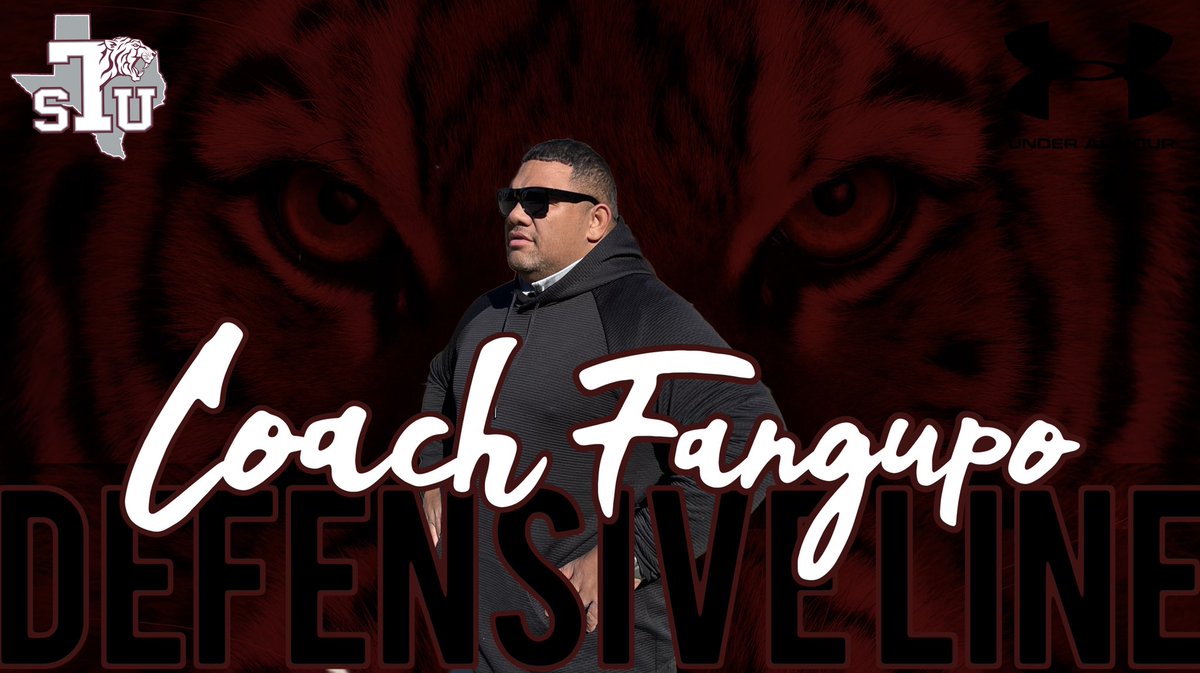 Coach Hebron (Loni) Fangupo (@lonifangupo) on Twitter photo Leap of faith and landed on my feet at Texas Southern University. Thank you to <a href="/CoachMckinney3/">Clarence McKinney</a> and his staff for welcoming me in.
Lets get to work!!! #workday #relentless #mybrotherskeeper Leap of faith and landed on my feet at Texas Southern University. Thank you to <a href="/CoachMckinney3/">Clarence McKinney</a> and his staff for welcoming me in.
Lets get to work!!! #workday #relentless #mybrotherskeeper