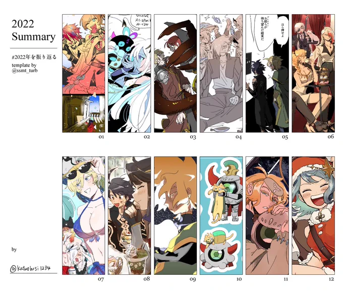 #2022年を振り返る
色々狂って色々楽しかったです 