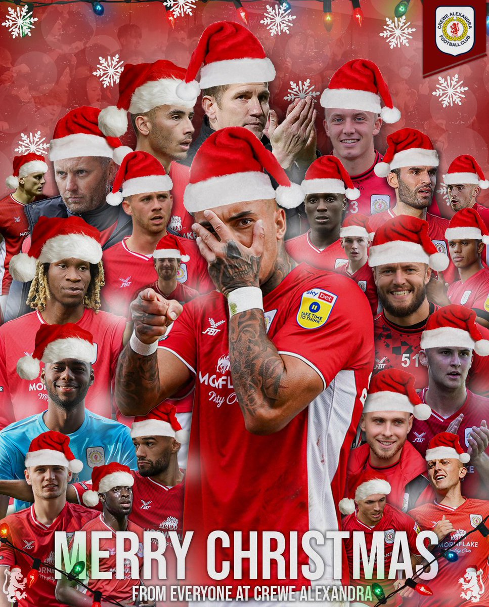 crewealexfc's tweet image. 🎅🎄 𝐌𝐄𝐑𝐑𝐘 𝐂𝐇𝐑𝐈𝐒𝐓𝐌𝐀𝐒! 🎄🎅

Have a wonderful festive filled day, reds! 🎁

#CreweAlex