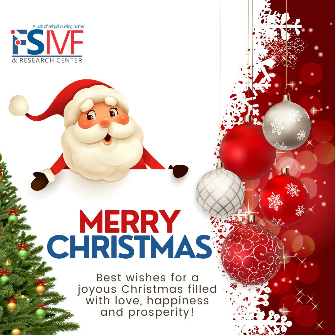 fertilesolution's tweet image. May this day brings moments of love and happiness in your life. Parency IVF wish you and your family a Merry Christmas filled with love and joy! 
##Christmas #parencyIVF #fertilityclinic #chritmaswishes #fsivf #fsivfcentre