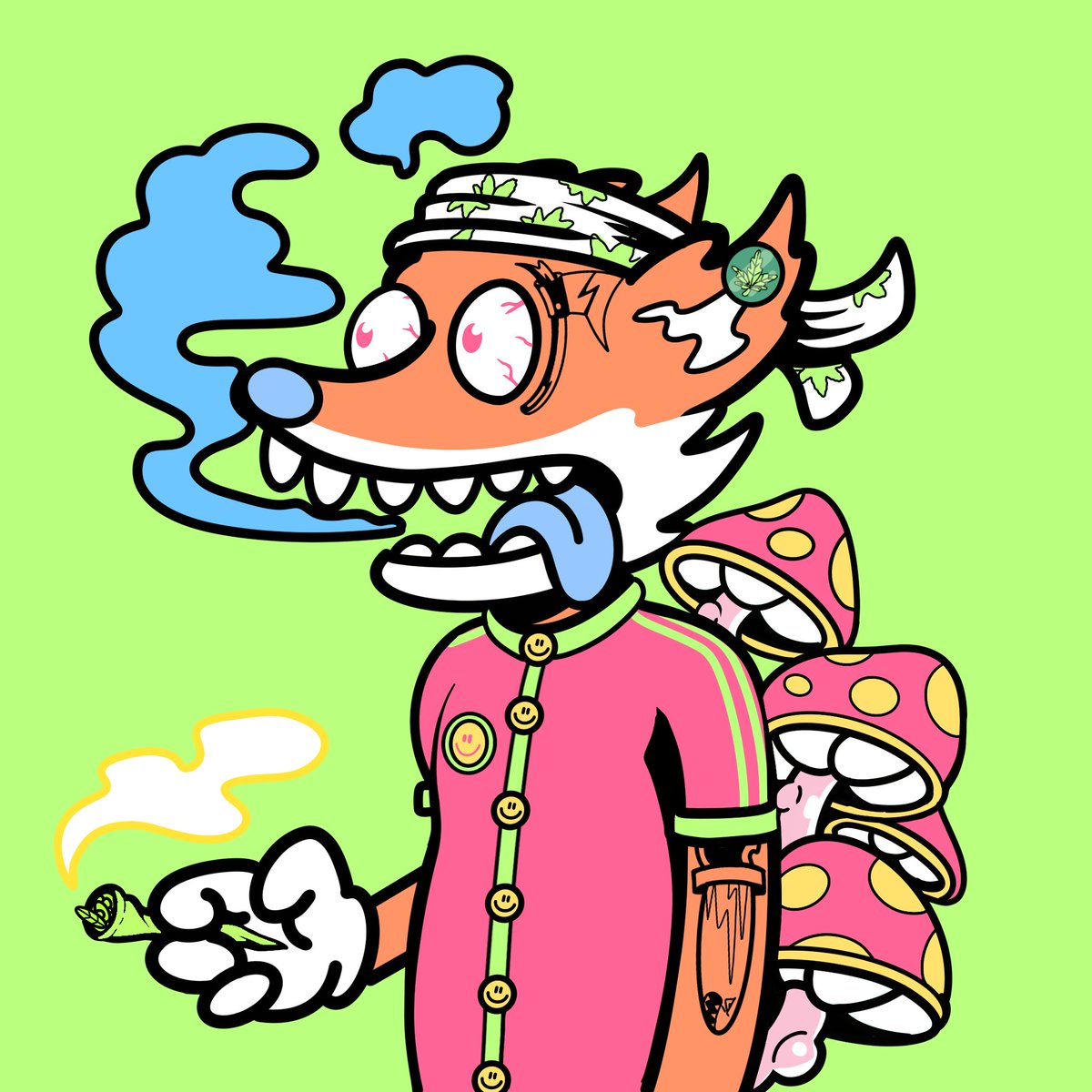 WeeFox4's tweet photo. Posting an NFT everyday until Snoop Dogg Retweet us. Day 50

#NFTCommunity #NFT #NFTcollections #Nftart #WeeFox #WeeFoxEveryday #NFTArts #420Life #StonerFam #cannabislife #SnoopDogg https://t.co/Dg5UGvZDYI