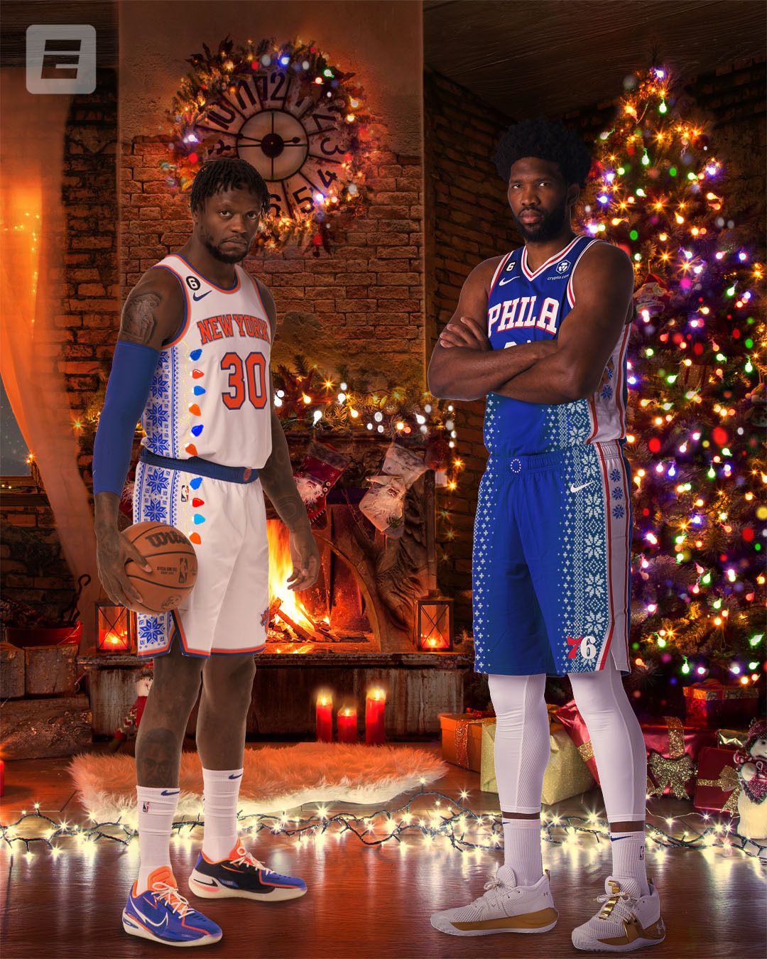 ESPN on Twitter "What if this yearโs NBA Christmas teams wore ugly Nba Christmas Jerseys