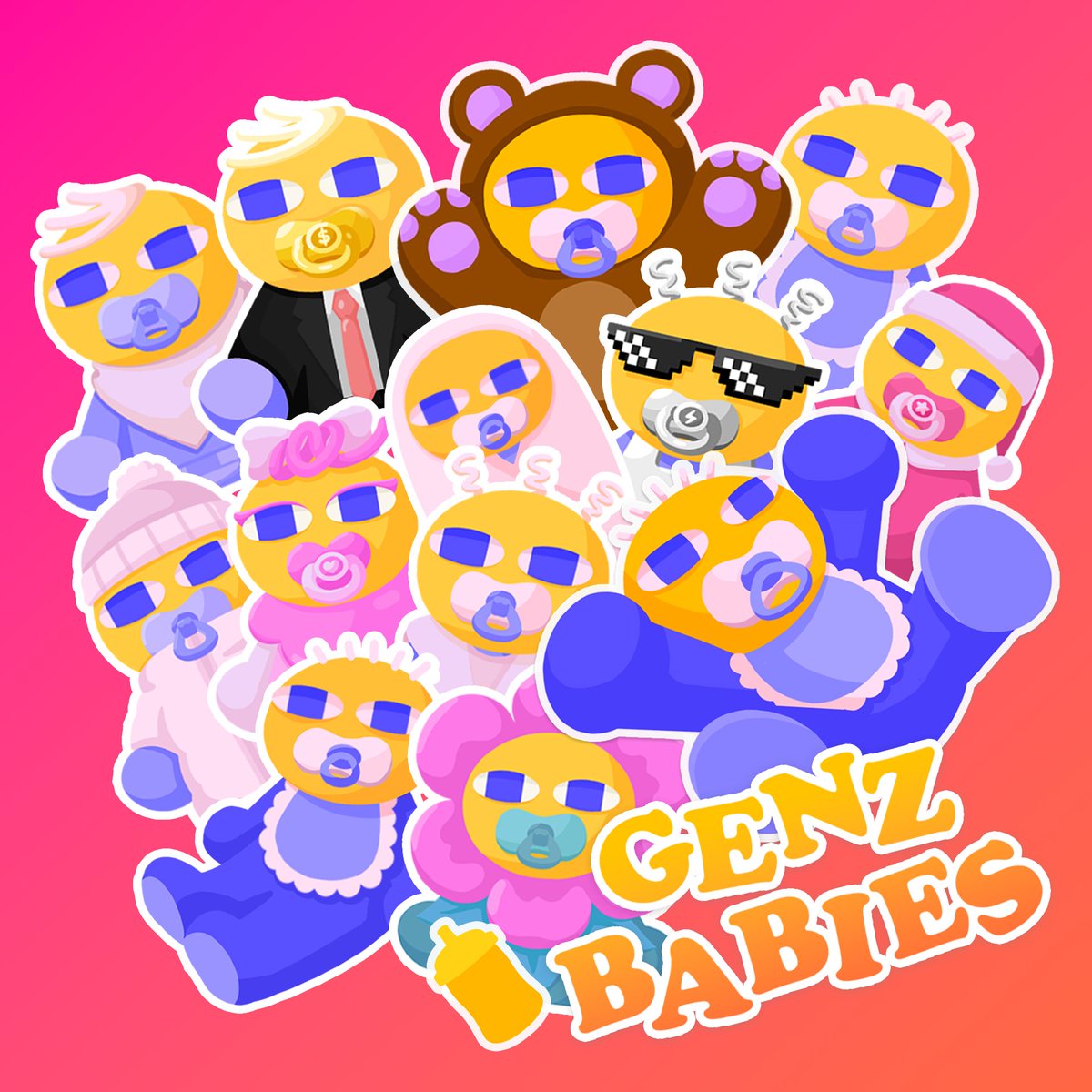 GenZBabies's tweet photo. #newyorkNFT #NFT #art #design #character #NewYork #NftGame  #NFTNY #nftart  #indiedev #indiegame #game #devlog #baby #fun #Cute #GenZBabies

Check our Babies!😉 https://t.co/T8u8LB3140
