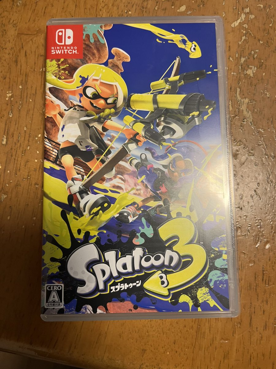 silverfishalpha's tweet photo. やったー！！！！
やっとスプラ3届いたあぁぁぁぁ https://t.co/r7sfp64wZ4