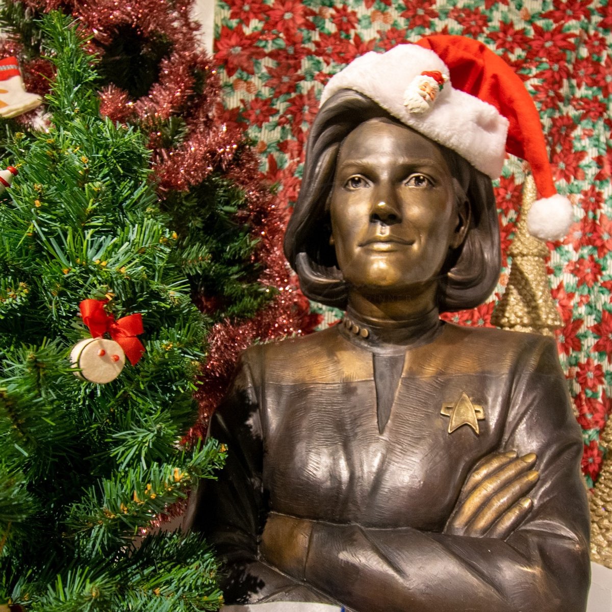 Merry Christmas and a happy holiday season to you and yours, from The Captain and all of us in The Collective family. May you find peace and joy wherever in the galaxy the fates have led you. #MerryChristmas <a href="/janewaystatue/">The Janeway Statue</a> #janewaystatue