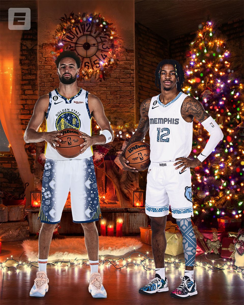 Des basketteurs de la NBA, eux aussi en mode noël. 🏀💥