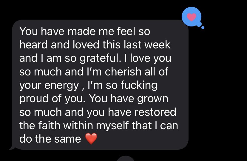 I had a hard year. A lot I’ve talked about but a lot I haven’t. It’s been so hard pulling myself back together &amp; being disciplined enough to let my “career” fade so I can take care of myself. But I wouldn’t change a thing. This text from my sister meant so much. Merry Christmas!