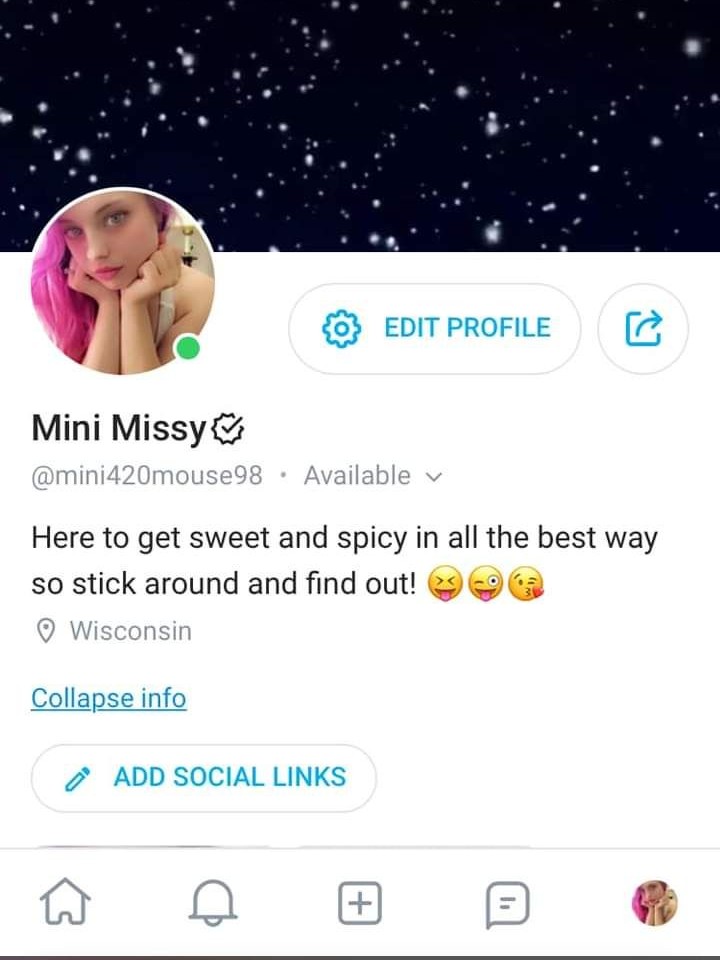 mini420gurl's tweet photo. https://t.co/zPMGNTAhrs come find me and check out what I can offer you😜😘
Get on the naughty list with me😈😘
I like to get dirty so come play 😘😈😜🖤 https://t.co/F9Riq5U7jE
