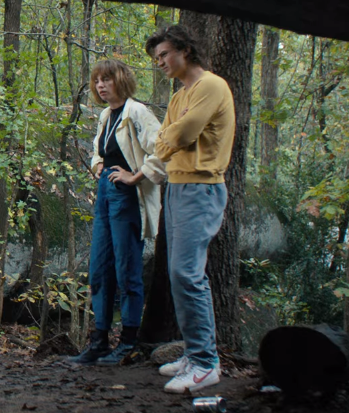 lesbianancy's tweet photo. i love their little parent stances like 
robin: your mother and i were worried sick
steve: we’re not mad, just disappointed https://t.co/CWfhrKCW2D