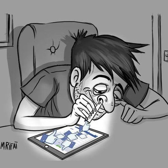This  picture is so deep . Sadly, I think only a few will be able to understand it.