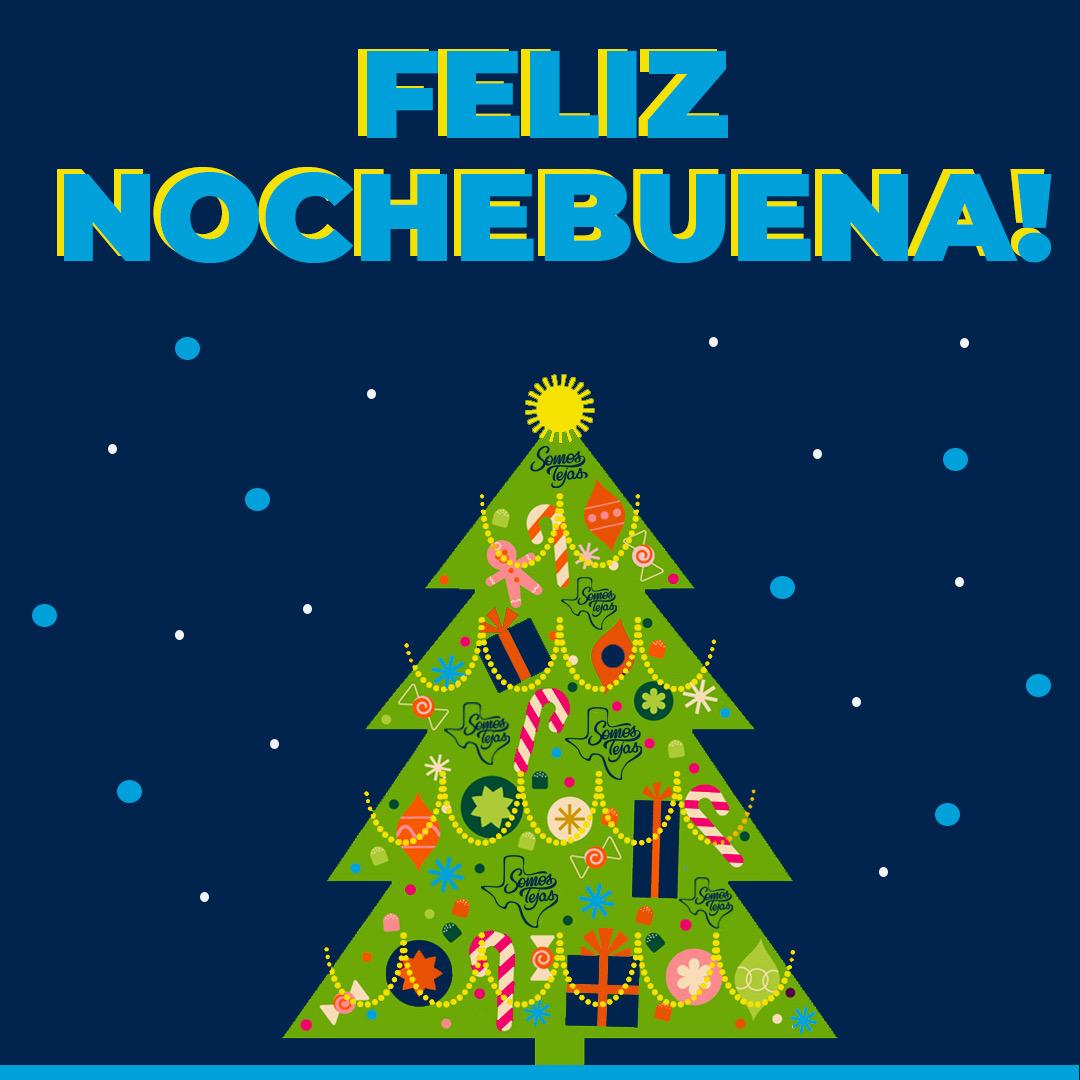 Happy Holidays yall and Feliz Nochebuena to our gente. Wishing you all a safe and warm holiday weekend! ☃️🎄🎁 #Nochebuena #somostejas #holidayseason