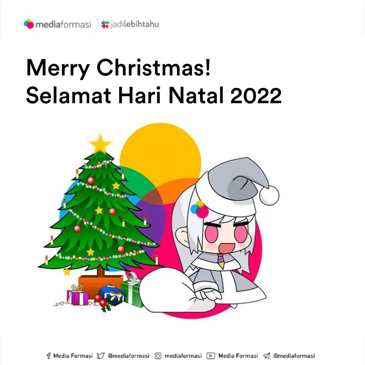 mediaformasi's tweet photo. Merry Christmas!
#MedForSquad mengucapkan Selamat Hari Natal 2022 bagi MedForians yang merayakan. Mari sebarkan terang dan cinta kasih ke teman dan keluarga tercinta.
#HaiMedForians #MediaFormasi #Natal https://t.co/p8aqPSUkxG