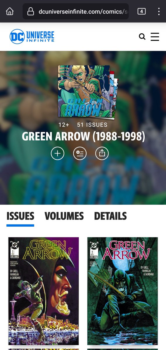 Still don't understand why there's so many issues missing from Green Arrow (1998) 😭... if I remember correctly issues #1-80 have been restored and collected into 9 TPBs already but not even half of these issues are available in the app...