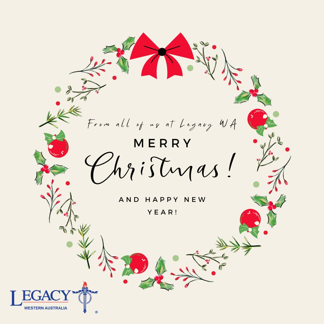 Merry Christmas from all of us at Legacy WA! 

May your day be filled with joy and happiness. Stay safe and happy holidays. 🎄🎅✨

#LegacyWA #YourADF #Christmas