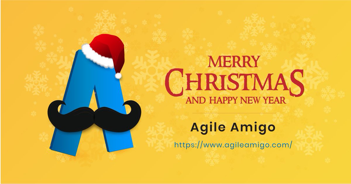 You've done great things, you've embraced changes, you've tried, you've failed, you've learnt, you've succeeded. You are awesome 😎

Here's to another year of being Agile! 

Happy Holidays everyone!